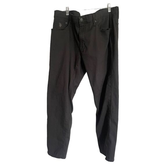 U.S. Polo ASSN Activate Stretch Men's Gray Slim Straight Fit Jeans Size 38 - Picture 13 of 14